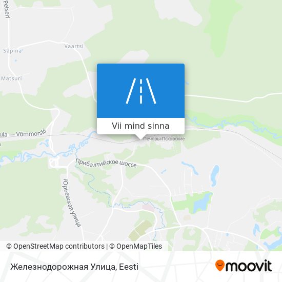 Железнодорожная Улица kaart