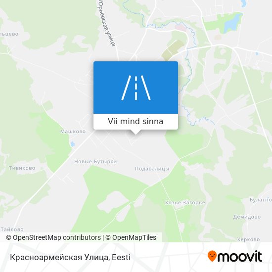 Красноармейская Улица kaart