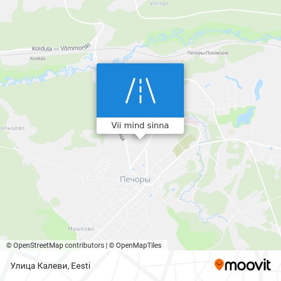 Улица Калеви kaart