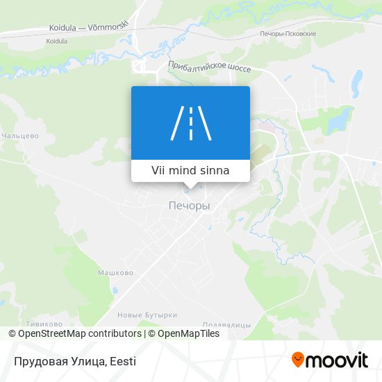 Прудовая Улица kaart