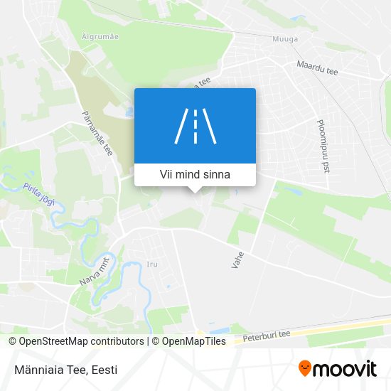 Männiaia Tee kaart