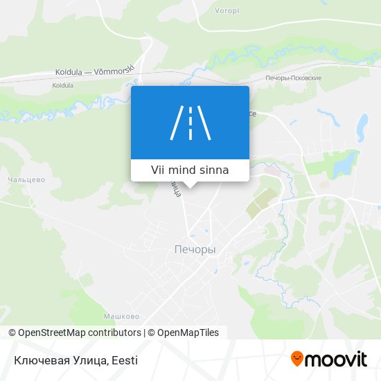 Ключевая Улица kaart