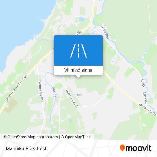 Männiku Põik kaart