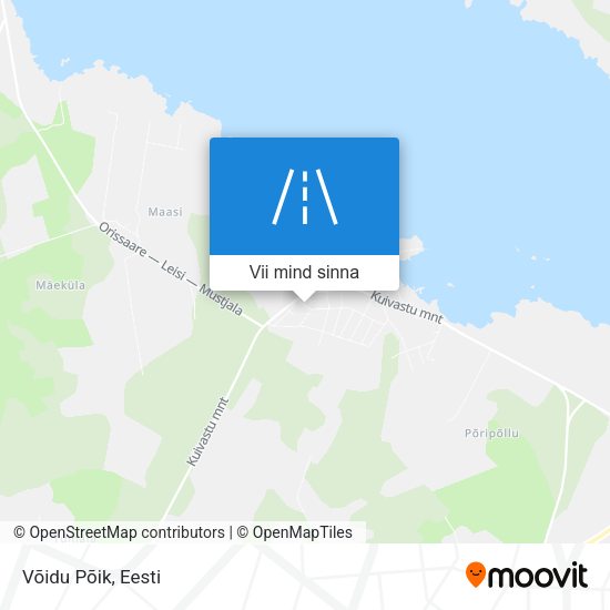 Võidu Põik kaart