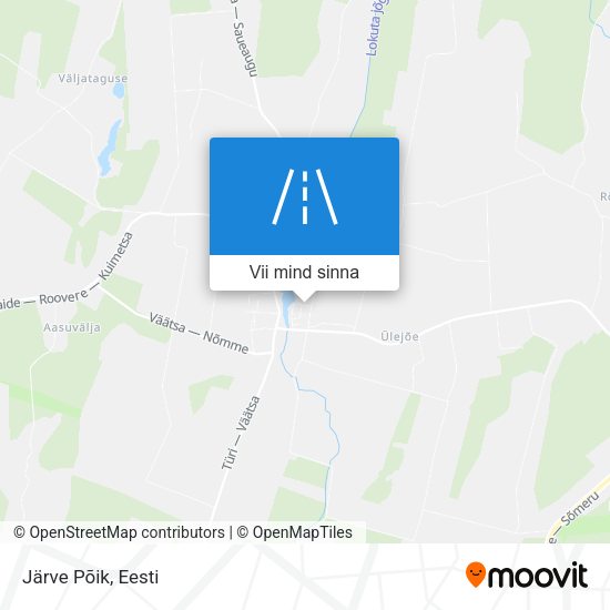 Järve Põik kaart