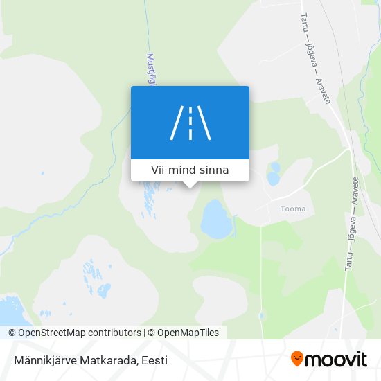 Männikjärve Matkarada kaart