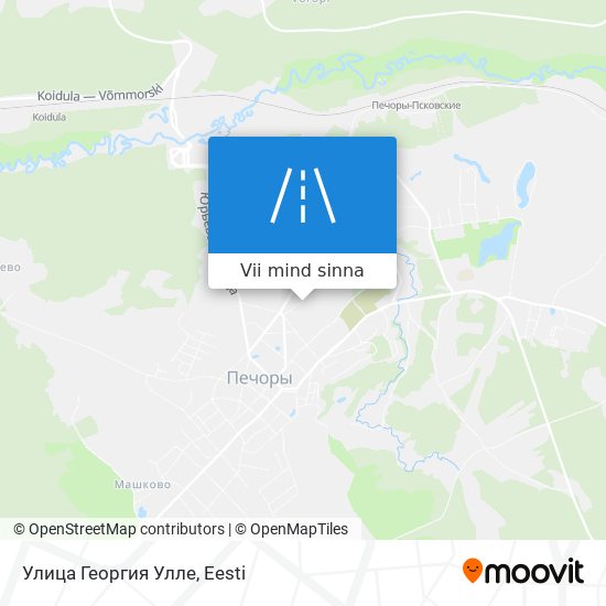 Улица Георгия Улле kaart