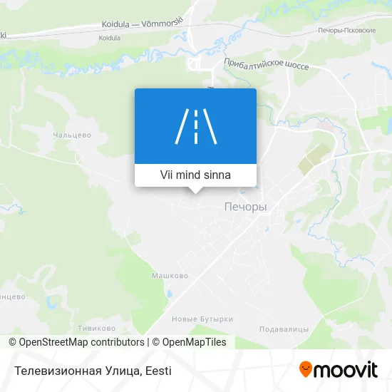 Телевизионная Улица kaart