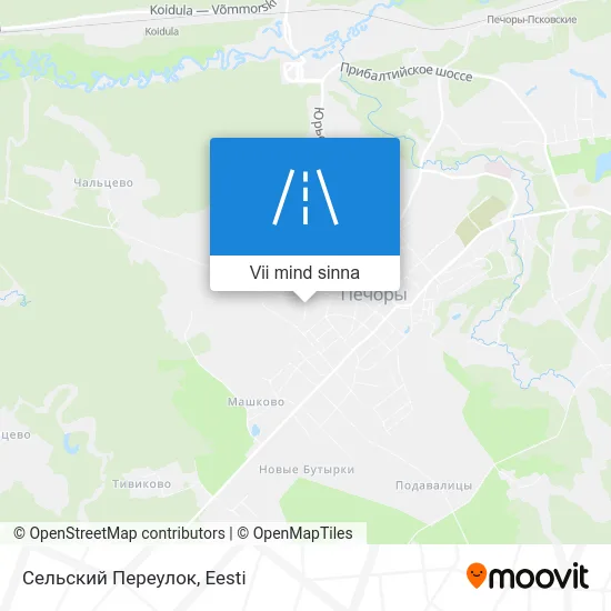 Сельский Переулок kaart