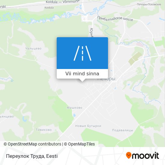 Переулок Труда kaart