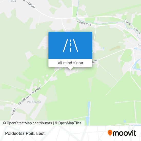 Põldeotsa Põik kaart