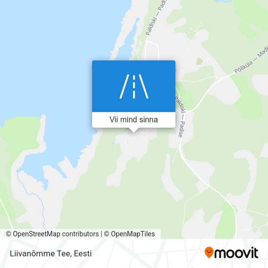 Liivanõmme Tee kaart