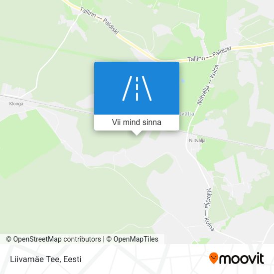 Liivamäe Tee kaart