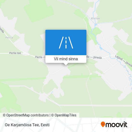 Oe Karjamõisa Tee kaart