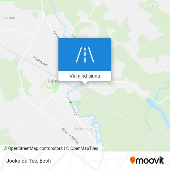Jõekalda Tee kaart