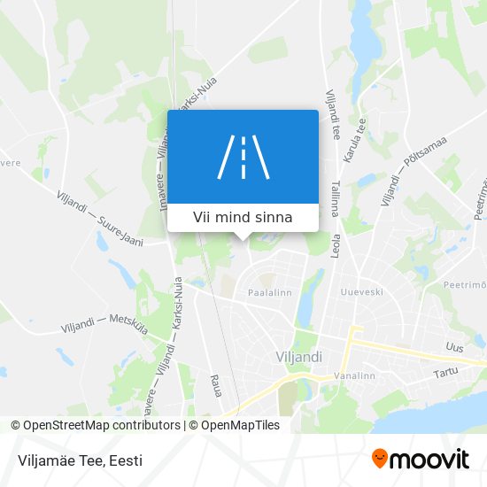 Viljamäe Tee kaart