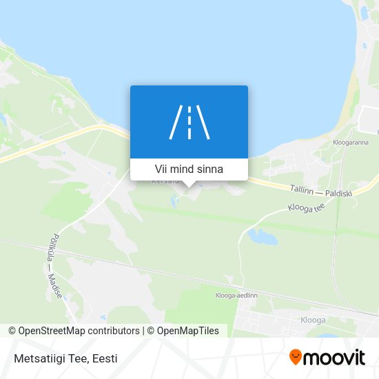 Metsatiigi Tee kaart