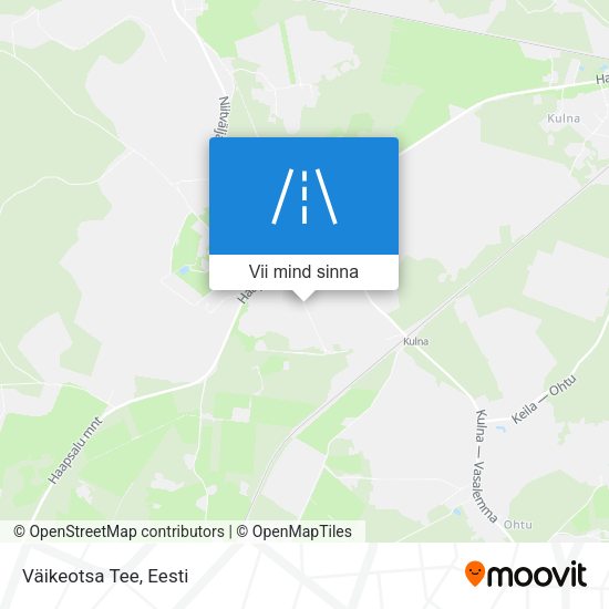 Väikeotsa Tee kaart