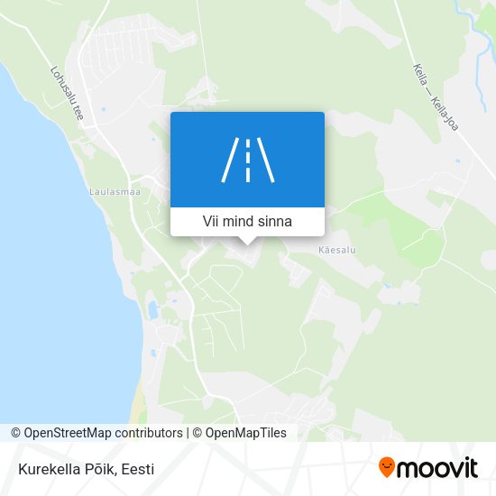 Kurekella Põik kaart