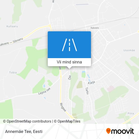 Annemäe Tee kaart
