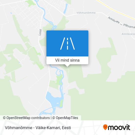 Võhmanõmme - Väike-Kamari kaart