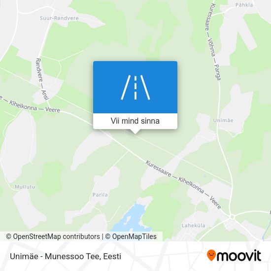 Unimäe - Munessoo Tee kaart