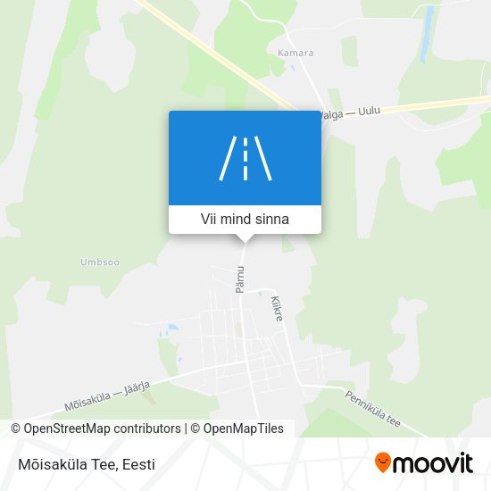 Mõisaküla Tee kaart