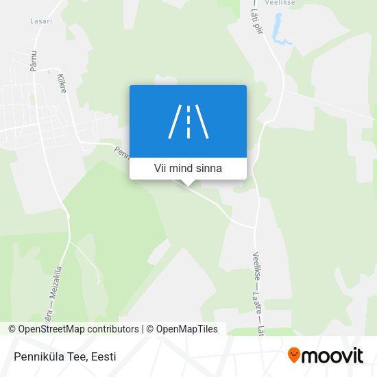 Penniküla Tee kaart