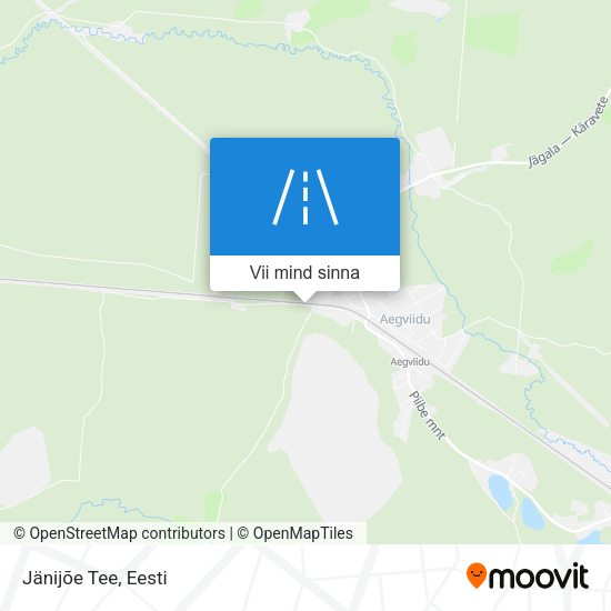 Jänijõe Tee kaart