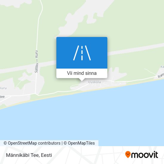 Männikäbi Tee kaart