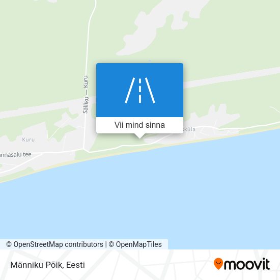 Männiku Põik kaart