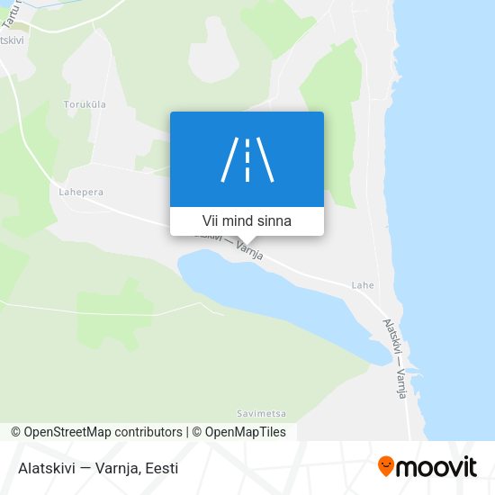Alatskivi — Varnja kaart