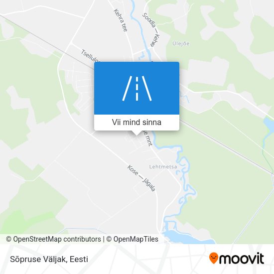 Sõpruse Väljak kaart