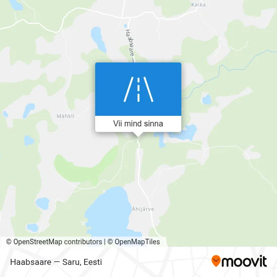 Haabsaare — Saru kaart