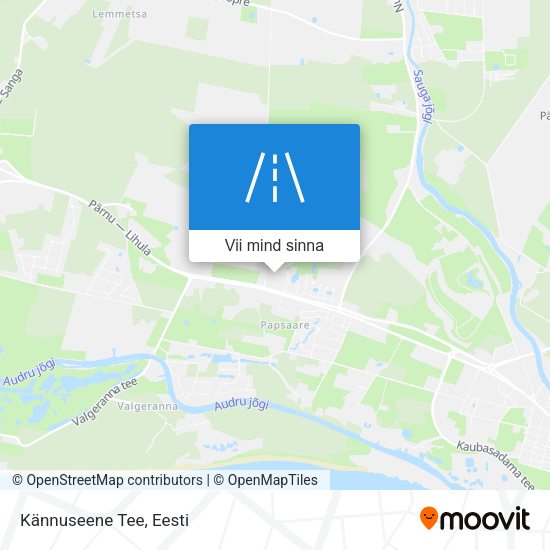 Kännuseene Tee kaart