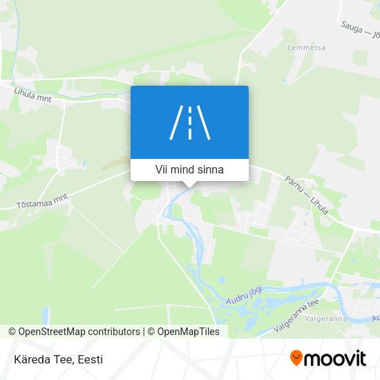 Käreda Tee kaart