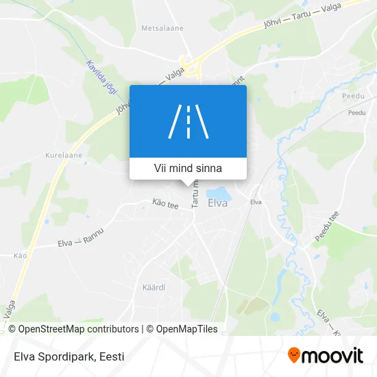Elva Spordipark kaart