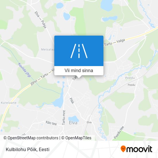 Kulbilohu Põik kaart
