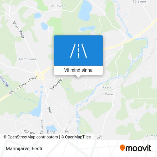 Männijärve kaart