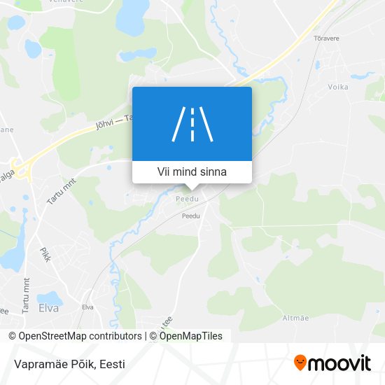 Vapramäe Põik kaart