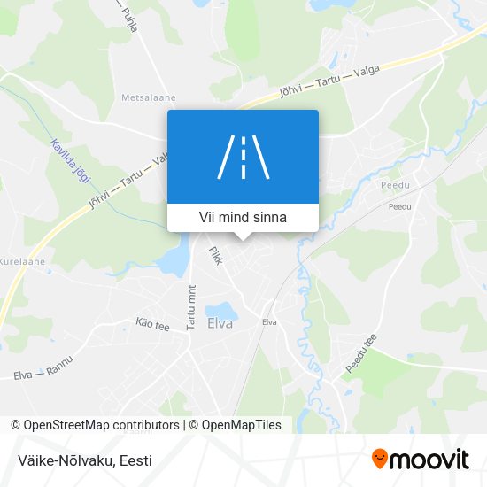 Väike-Nõlvaku kaart