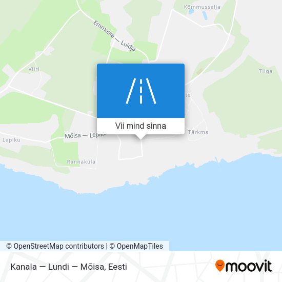 Kanala — Lundi — Mõisa kaart