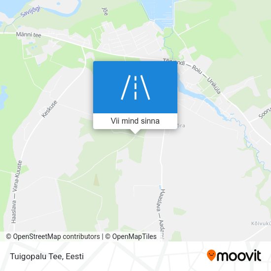 Tuigopalu Tee kaart