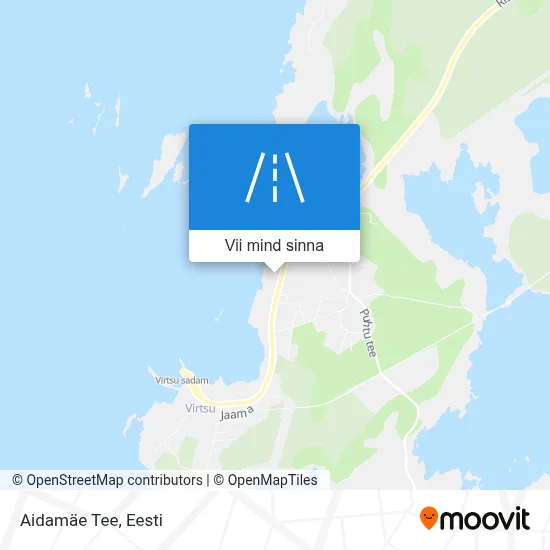 Aidamäe Tee kaart