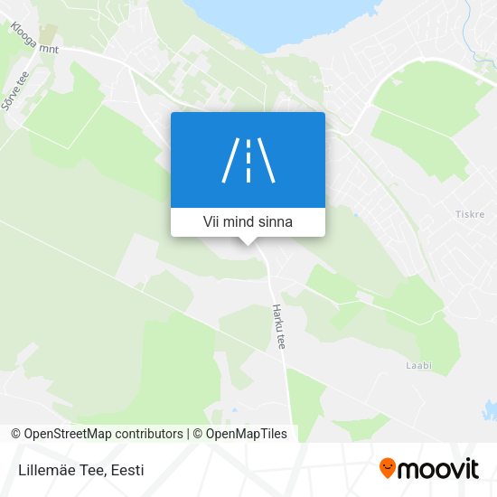 Lillemäe Tee kaart
