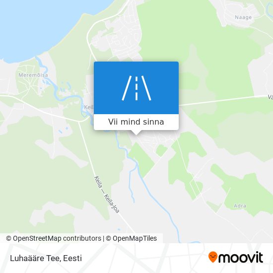 Luhaääre Tee kaart