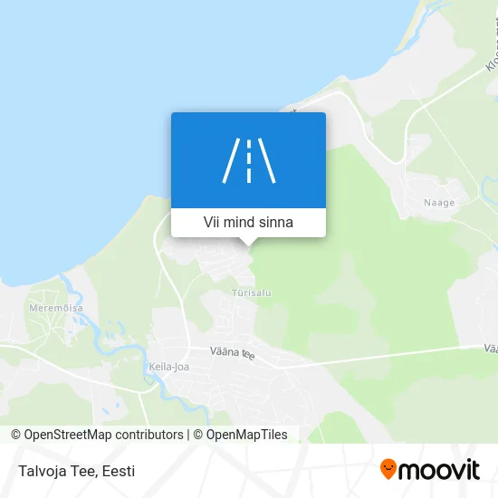Talvoja Tee kaart