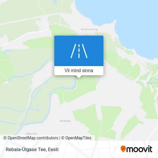 Rebala-Ülgase Tee kaart