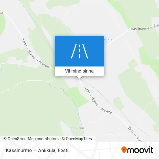 Kassinurme — Änkküla kaart