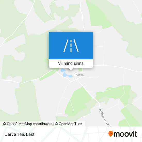 Järve Tee kaart